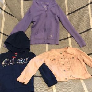 Girls 5T jackets, Lot of 3